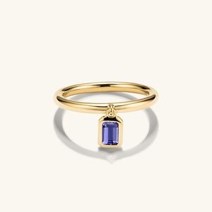 Mejuri Iolite Charm Ring